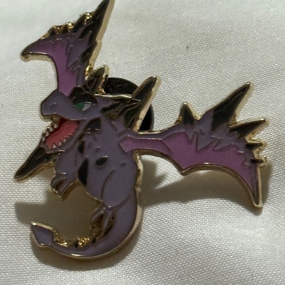 Purple Dragon Enamel Pin